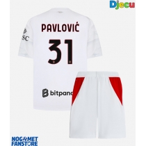 AC Milan Strahinja Pavlovic #31 Gostujuci Dres za djecu 2026-27 Kratak Rukav (+ Kratke hlače)
